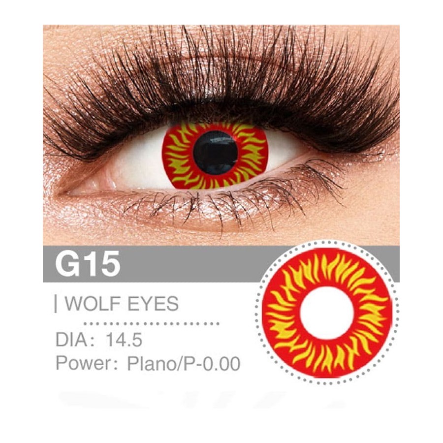 Lenti Cosplay Wolf Eyes 14.5 MM - Pidak Shop