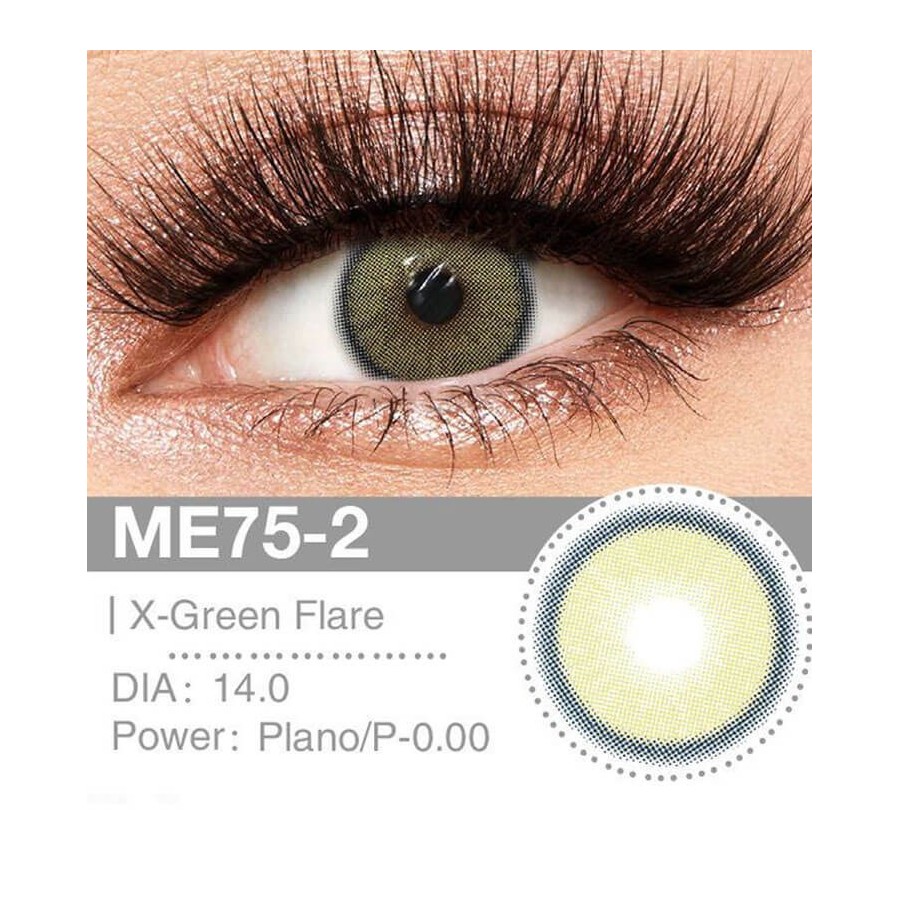 Lenti Cosplay X-Green Flare 14.0 MM - Pidak Shop