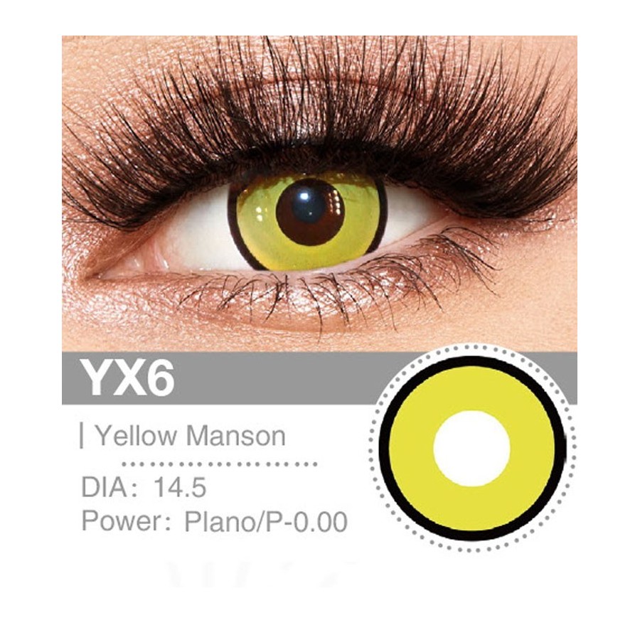 Lenti Cosplay Yellow Manson 14.5 MM - Pidak Shop