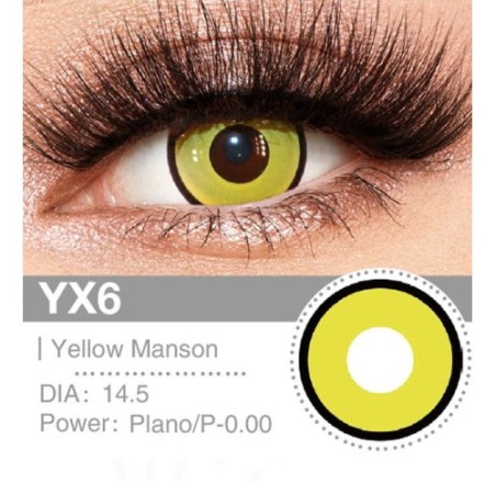 Lenti Cosplay Yellow Manson 14.5 MM - Pidak Shop