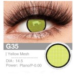Lenti Cosplay Yellow Mesh 14.5 MM - Pidak Shop