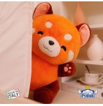 Scopri il Peluche Panda Rosso: 45 cm di puro amore e qualità Made in Italy!Ingrosso