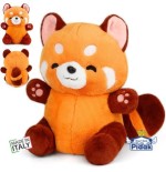 Scopri il Peluche Panda Rosso: 60 cm di puro amore e qualità Made in Italy!Ingrosso