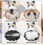 Peluche Gatto Cilindrico Occhi Azzurri 50 cm Ingrosso