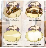 Peluche Gatto Siamese 110 CM - Cilindro kawaii fluffy - Made in Italy - Pidak