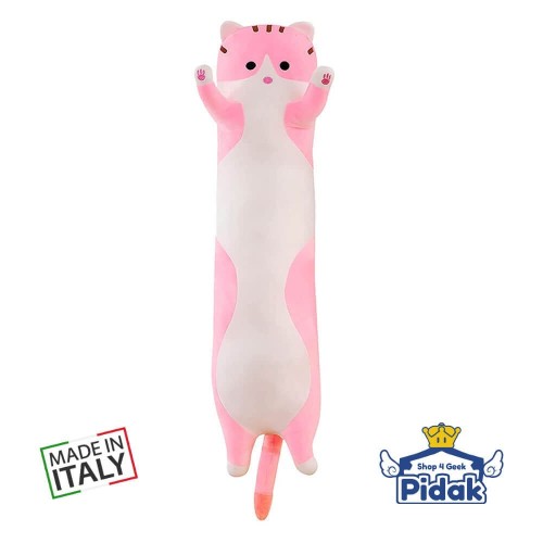Peluche Gatto Cilindrico Rosa Medium 90 cm Ingrosso