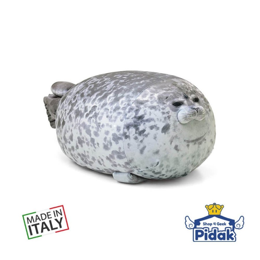 Peluche Kawaii Foca Grigio scuro 30 cm Pidak