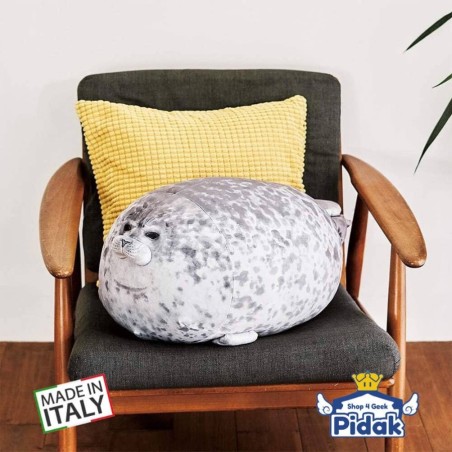 Peluche Kawaii Foca Grigio scuro 40 cm Pidak