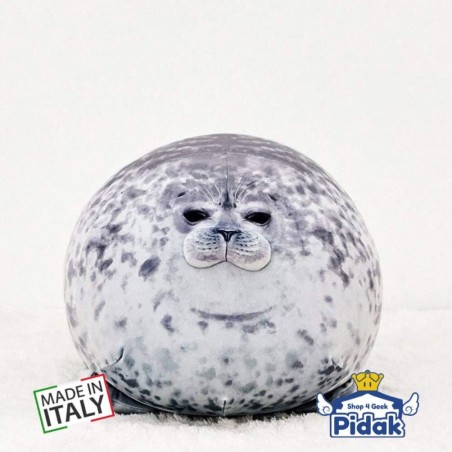Peluche Kawaii Foca Grigio scuro 40 cm Pidak