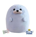 Peluche egg shape Foca azzurra da 30 cm Pidak