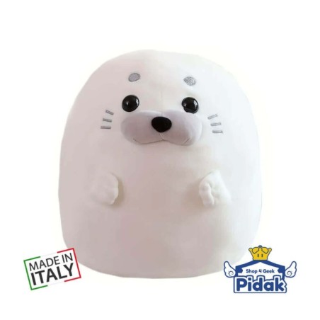 Peluche egg shape Foca bianca da 30 cm Pidak
