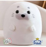 Peluche egg shape Foca bianca da 30 cm Pidak