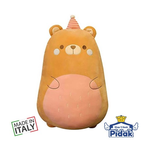 Peluche kawaii Orso Beige con Cappello 45 cm Pidak ingrosso