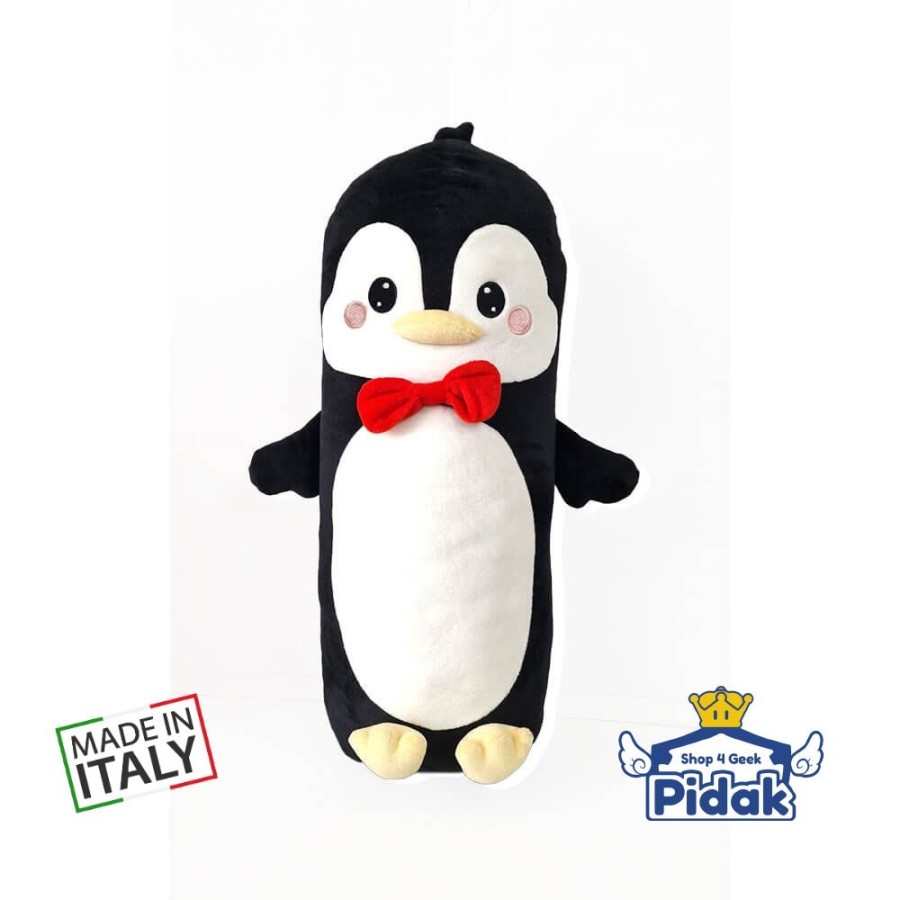 Peluche Pino il Pinguino con Papillon 50 cm Pidak Shop Ingrosso