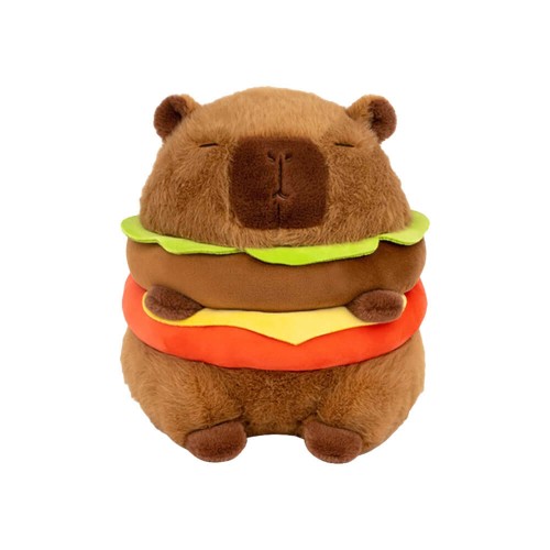 Peluche Capibara-Burger 40 cm - Pidak Shop