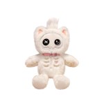 Peluche Gatto Dark Scheletro Bianco 40 cm - Pidak Shop