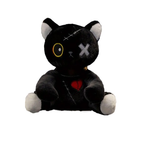 Peluche Gatto Dark Seduto Nero 30 cm - Pidak Shop