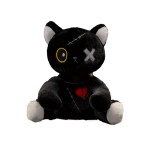 Peluche Gatto Dark Seduto Nero 30 cm - Pidak Shop