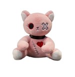 Peluche Gatto Dark Seduto Rosa 25 cm - Pidak Shop