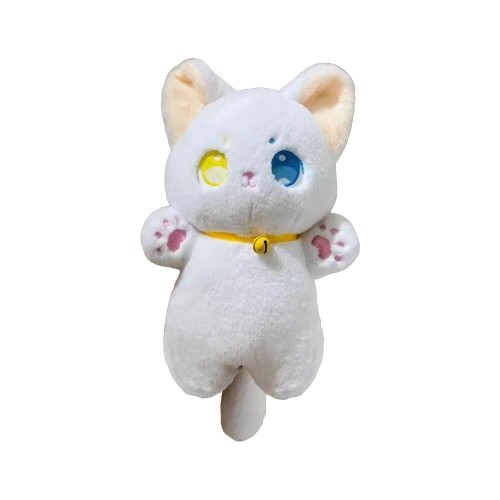 Peluche Gatto Kawaii Bianco 25 cm - Pidak Shop