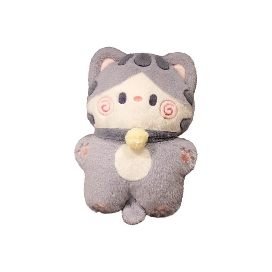Peluche Gatto Kawaii Grigio 40 cm - Pidak Shop