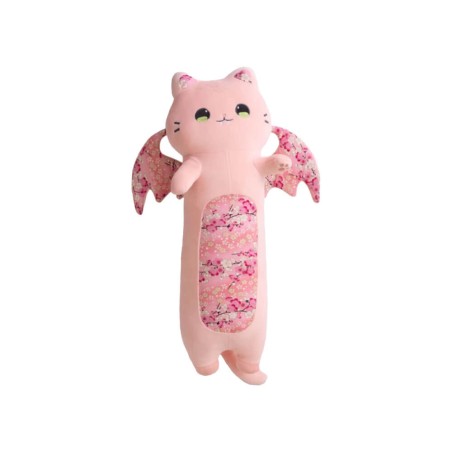 Peluche Gatto Serie Dark Rosa Pipistrello 60 cm - Pidak Shop