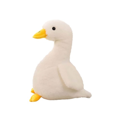 Peluche Papera Seduta Bianca 40 cm - Pidak Shop