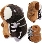 Peluche Capibara Dark - Gotico 30 cm - Darkibara -  Esclusiva Pidak