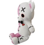 TeddyGoth Peluche Orso Gotico 50 cm Esclusivo PIDAK – Orso Gothic Kawaii Rosa e Bianco da Collezione