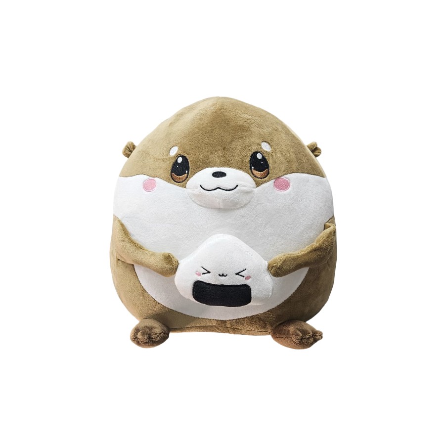 OniOtter Peluche Lontra con Onigiri 30 cm Esclusivo PIDAK – Lontra Kawaii Morbida da Collezione