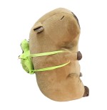 Peluche Capibara con Zainetto Tartaruga XXL 90 cm – Capibara Kawaii Gigante Morbido