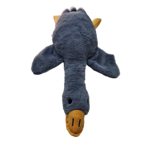 Peluche Papera Grigia 50 cm – Papera Morbida Kawaii con Becco Giallo