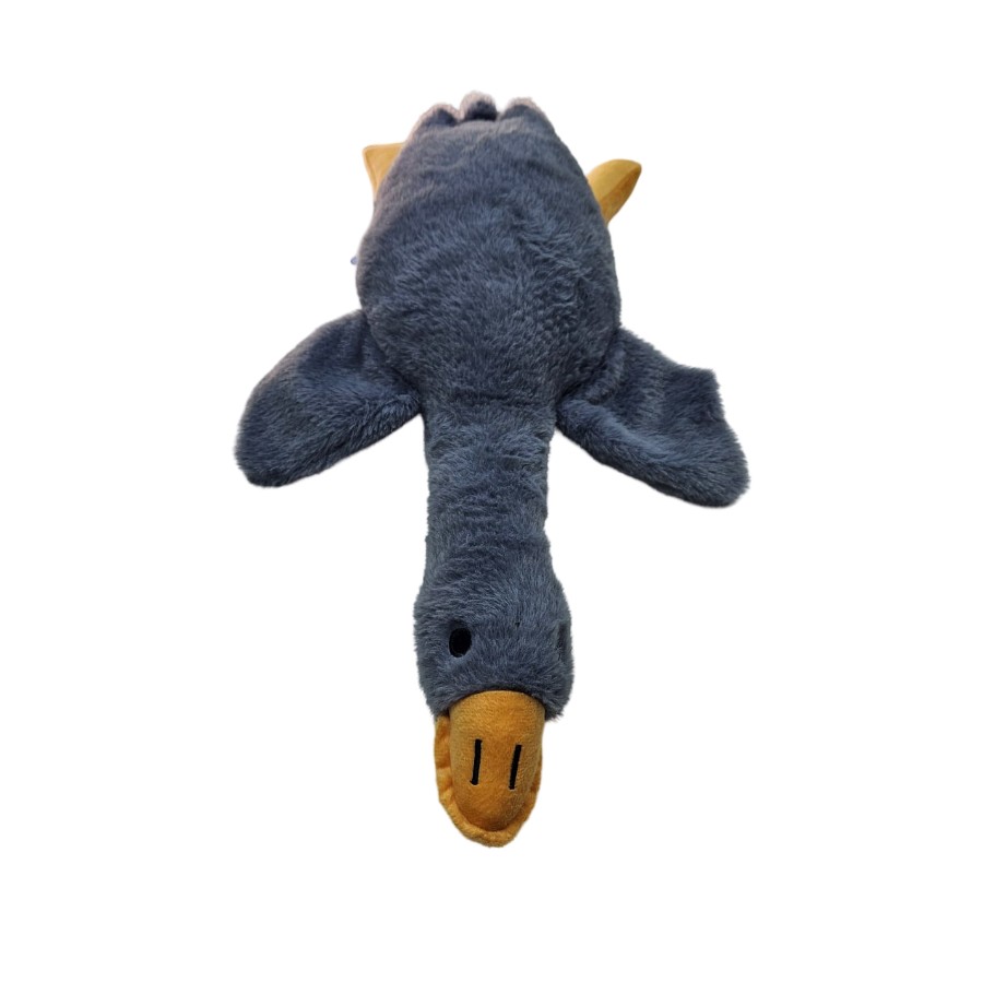 Peluche Papera Grigia 50 cm – Papera Morbida Kawaii con Becco Giallo