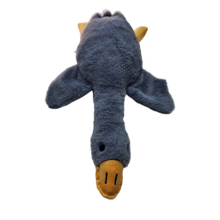 Peluche Papera Grigia 50 cm – Papera Morbida Kawaii con Becco Giallo