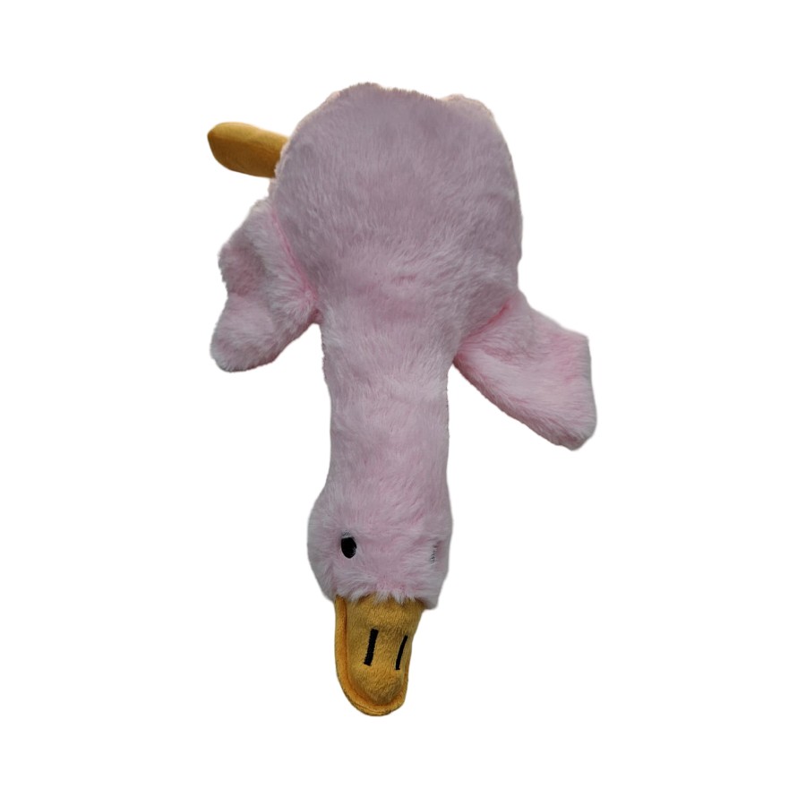 Peluche Papera Rosa 50 cm – Papera Morbida Kawaii con Becco Giallo