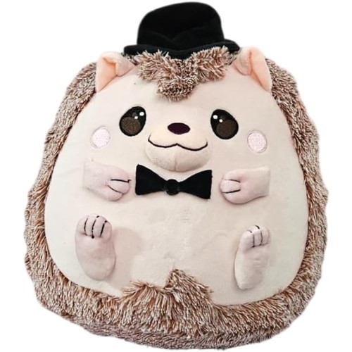 Sir Tony Peluche Riccio Elegante 30 cm Esclusivo PIDAK – Riccio Kawaii con Cappello e Papillon