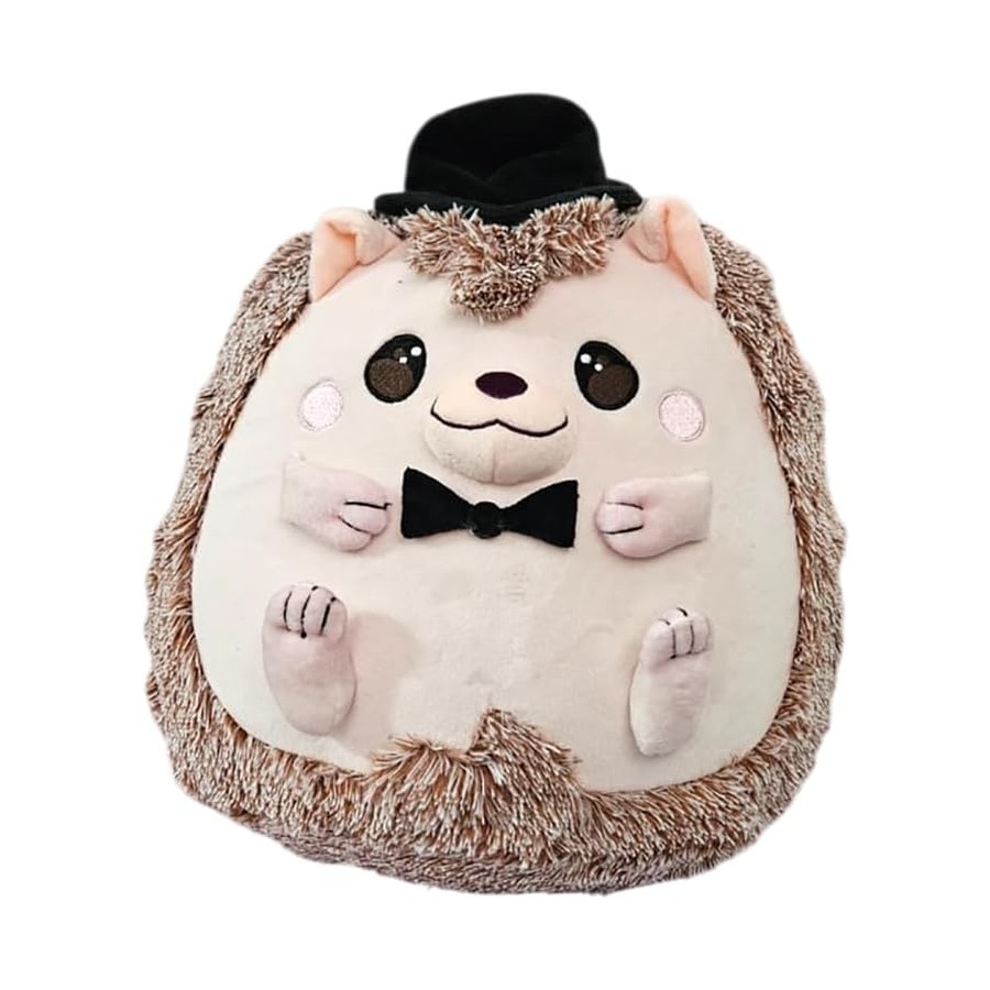 Sir Tony Peluche Riccio Elegante 30 cm Esclusivo PIDAK – Riccio Kawaii con Cappello e Papillon