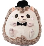 Sir Tony Peluche Riccio Elegante 30 cm Esclusivo PIDAK – Riccio Kawaii con Cappello e Papillon